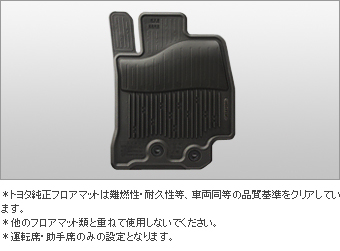 Rubber mat (snow type) (front set)