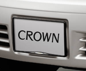 Number frame (front &amp\; rear) (paint type)
