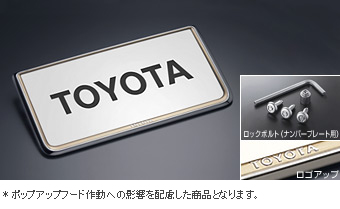 盗難防止ナンバーフレームセット（タイプ４）：プレステージ ベーシックアイテム(セットアイテム（ロックボルト（ナンバープレート用））)(ナンバーフレーム フロント/リヤ（プレステージ）)