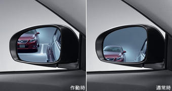 Reverse gearing mirror