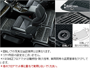 スノー・レジャー用マットセット スノー・レジャー用マット(縁高・フロント（セット）)(縁高・セカンドシート)