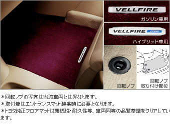 フロアマットエントランスマット付（プレミアムシート専用） フロアマット(本体（プレミアムシート専用）/エントランスマット（プレミアムシート専用）/プレミアムシート専用エントランスマット無)
