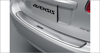 Rear bumper step guard