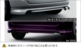 Rear bumper spoiler